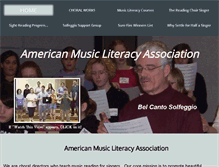 Tablet Screenshot of americanmusicliteracy.com